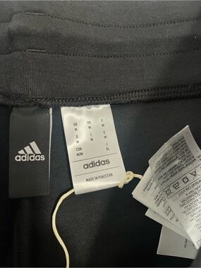 adidas Black Performance Shorts with Logo Tag